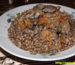 Buckwheat with chicken liver, a selection of recipes Buckwheat porridge with chicken liver